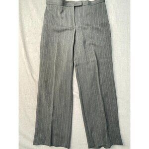Sag Harbor Women's Grey Stretch 14P Button Formal Trouser Dress Pants Used